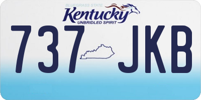 KY license plate 737JKB