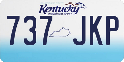 KY license plate 737JKP