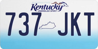 KY license plate 737JKT