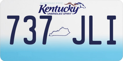 KY license plate 737JLI