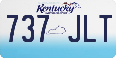 KY license plate 737JLT