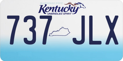 KY license plate 737JLX