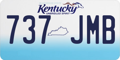 KY license plate 737JMB