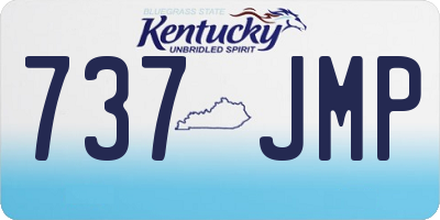 KY license plate 737JMP