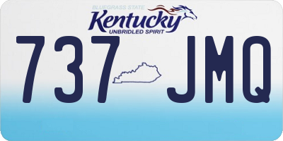 KY license plate 737JMQ