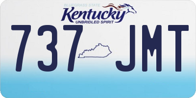 KY license plate 737JMT