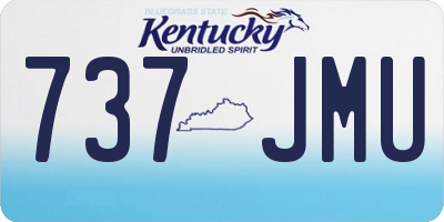 KY license plate 737JMU