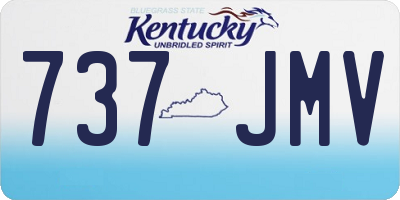 KY license plate 737JMV