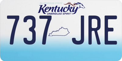 KY license plate 737JRE