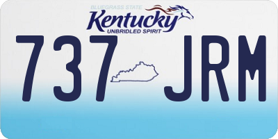KY license plate 737JRM