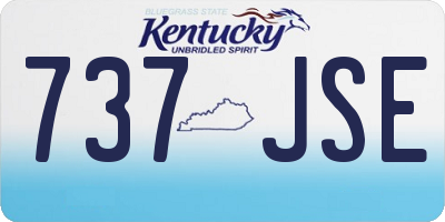 KY license plate 737JSE