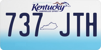 KY license plate 737JTH