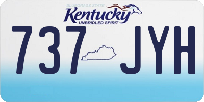 KY license plate 737JYH