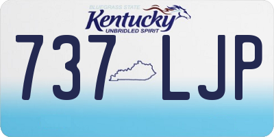 KY license plate 737LJP