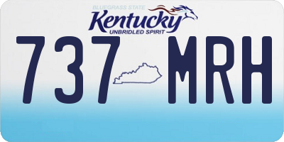 KY license plate 737MRH