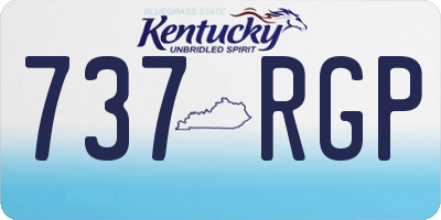 KY license plate 737RGP
