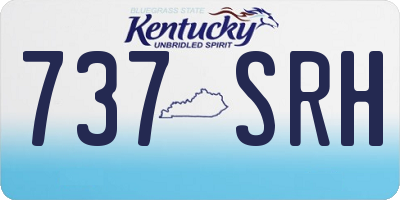 KY license plate 737SRH