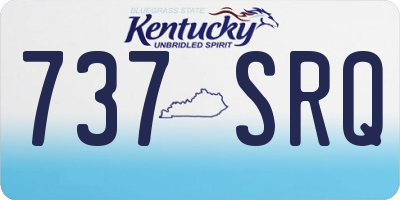 KY license plate 737SRQ