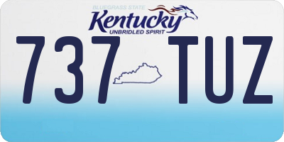 KY license plate 737TUZ