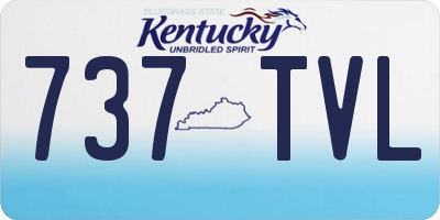 KY license plate 737TVL