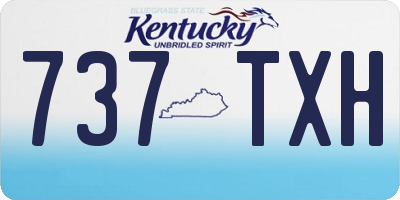 KY license plate 737TXH