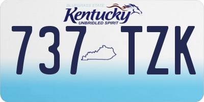 KY license plate 737TZK