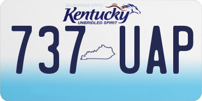 KY license plate 737UAP