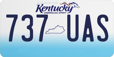 KY license plate 737UAS
