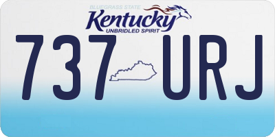 KY license plate 737URJ