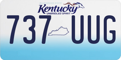 KY license plate 737UUG