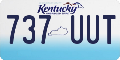 KY license plate 737UUT