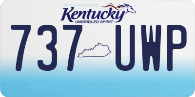 KY license plate 737UWP