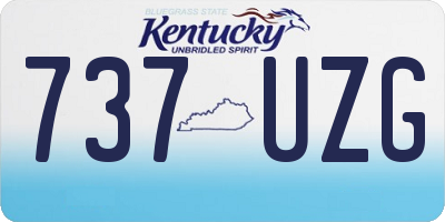 KY license plate 737UZG