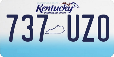 KY license plate 737UZO