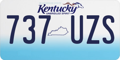 KY license plate 737UZS