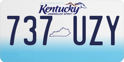 KY license plate 737UZY