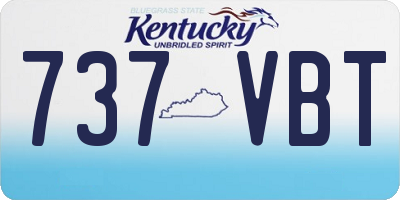 KY license plate 737VBT
