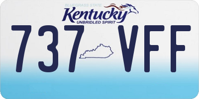 KY license plate 737VFF