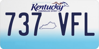 KY license plate 737VFL