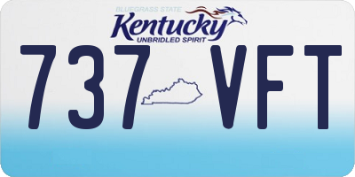 KY license plate 737VFT