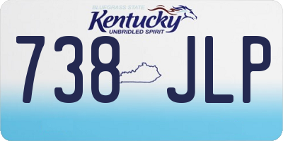 KY license plate 738JLP