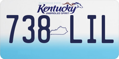 KY license plate 738LIL