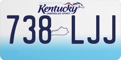 KY license plate 738LJJ