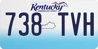 KY license plate 738TVH
