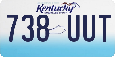 KY license plate 738UUT