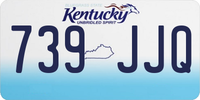 KY license plate 739JJQ