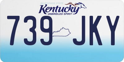 KY license plate 739JKY