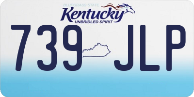 KY license plate 739JLP