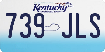 KY license plate 739JLS