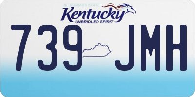KY license plate 739JMH